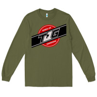 Army Green toqger vintage rainbow line Long Sleeve Tee - lanVoArt