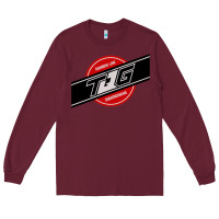 Burgundy toqger vintage rainbow line Long Sleeve Tee - lanVoArt