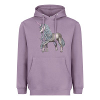 Lavender Unicorn Heavyweight Hoodie - LillyAllenDesigns