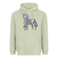 Matcha Unicorn Heavyweight Hoodie - LillyAllenDesigns