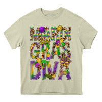 Mossy Mardi Gras diva Heavy Core Tee - BundleAndBundleShop