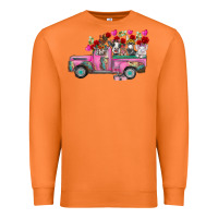 Carrot farm animals valentine truck Premium Sweatshirt - RacoonDesign