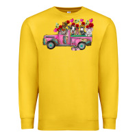 Farm Animals Valentine Truck Premium Sweatshirt | Teevron