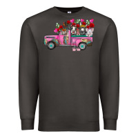 Smoke farm animals valentine truck Premium Sweatshirt - RacoonDesign