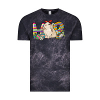 Cloud Black Hop rabbit Vintage Tee - NancyCooperArtShop