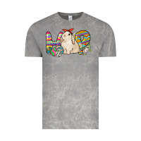 Cloud Rock Hop rabbit Vintage Tee - NancyCooperArtShop