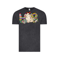 Vintage Black Hop rabbit Vintage Tee - NancyCooperArtShop