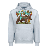 Heather Grey mama bear Urban Hoodie - BarkalooDesign