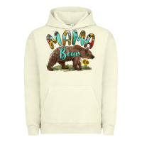Pigment Pistachio mama bear Urban Hoodie - BarkalooDesign