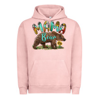 Pigment Salmon mama bear Urban Hoodie - BarkalooDesign