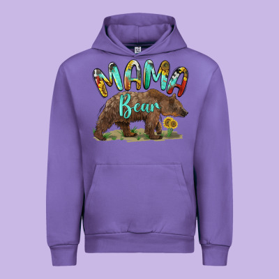Mama Bear Urban Hoodie Designed By Barkaloodesign