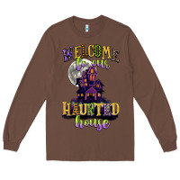 Chestnut welcome to our haunted house Long Sleeve Tee - CowGirlArtShop