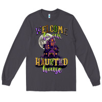Smoke welcome to our haunted house Long Sleeve Tee - CowGirlArtShop