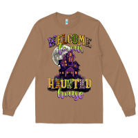 Welcome To Our Haunted House Long Sleeve Tee | Teevron