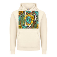 Vintage Artic western cactus with sunflowers and turquoise tumbler tbs Vintage Hoodie - TumblerDesignByShophia