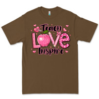 Cacao teach love inspire teacher valentines day Premium Tee - LillyAllenDesigns