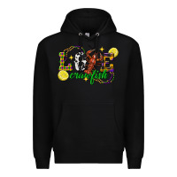 Black mardi gras love crawfish Premium Hoodie - FaDigitalArtStudio