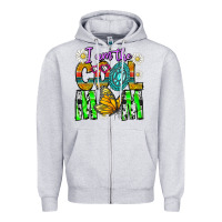 Heather Grey I'm The Cool Mom Zipper Hoodie - CowhideDigitalArt