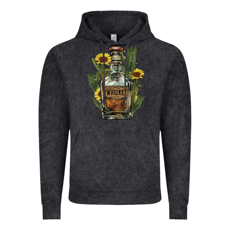 Western Whiskey Bottle Vintage Hoodie by HowdyJamesFarm | Teevron