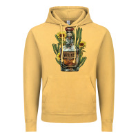 Vintage Mustard Western whiskey bottle Vintage Hoodie - HowdyJamesFarm