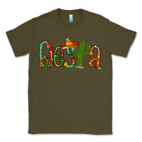 Army Green fiesta Classic Tee - RacoonDesign