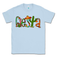 Dusty Blue fiesta Classic Tee - RacoonDesign