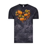 Cloud Black Fall Heart Vintage Tee - texasbilliewilder
