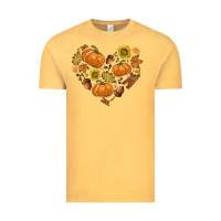 Vintage Mustard Fall Heart Vintage Tee - texasbilliewilder