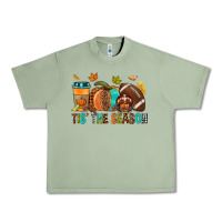 Oil Green Tis' the season Fall Urban Heavy Tee - NancyCooperArtShop