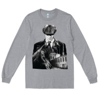 Heather Grey gift idea drama blinders drama peaky funny graphic gifts Long Sleeve Tee - lanVoArt