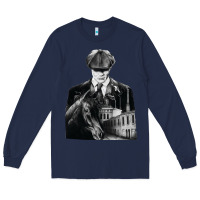Navy gift idea drama blinders drama peaky funny graphic gifts Long Sleeve Tee - lanVoArt