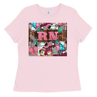 Bubblegum Pink rn Ladies Tee - LillyAllenDesigns
