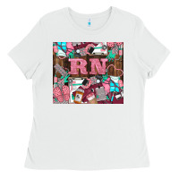White rn Ladies Tee - LillyAllenDesigns
