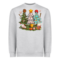 Heather Grey baseball trees bbs Heavyweight Sweatshirt - BundleAndBundleShop