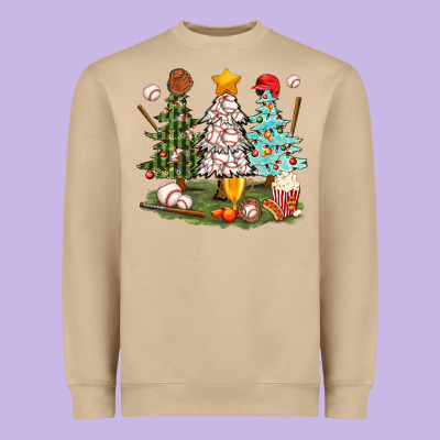 Baseball Trees Bbs Heavyweight Sweatshirt Designed By Bundleandbundleshop
