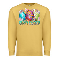 Antique Gold happy easter day eggs nurse Premium Sweatshirt - RacoonDesign