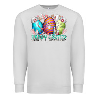 Dove Grey happy easter day eggs nurse Premium Sweatshirt - RacoonDesign