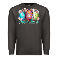 Smoke happy easter day eggs nurse Premium Sweatshirt - RacoonDesign