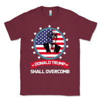 Burgundy DONALD TRUMP 2016 WE SHALL OVERCOMB Classic Tee - Bettercallsaul
