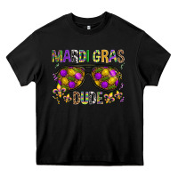 Black Mardi gras dude Heavy Core Tee - BundleAndBundleShop
