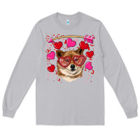 Moon Dust valentine's shiba inu Long Sleeve Tee - RanaPortraitStore
