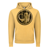Vintage Mustard mammoth black king Vintage Hoodie - lanVoArt