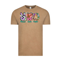 Vintage Coffee Peace love Easter Vintage Tee - NancyCooperArtShop