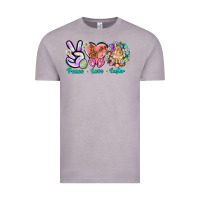 Vintage Zinc Peace love Easter Vintage Tee - NancyCooperArtShop