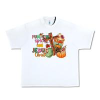 White Pumpkin spice and Jesus christ Urban Heavy Tee - NancyCooperArtShop