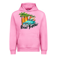 Fuchsia Pink road trippin Urban Hoodie - BarkalooDesign