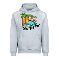 Heather Grey road trippin Urban Hoodie - BarkalooDesign