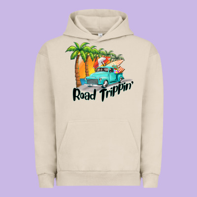 Road Trippin Urban Hoodie Designed By Barkaloodesign