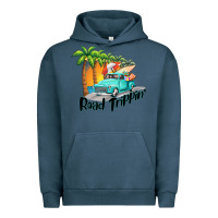 Pigment Midnight Navy road trippin Urban Hoodie - BarkalooDesign