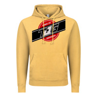 Vintage Mustard toqger vintage rainbow line Vintage Hoodie - lanVoArt